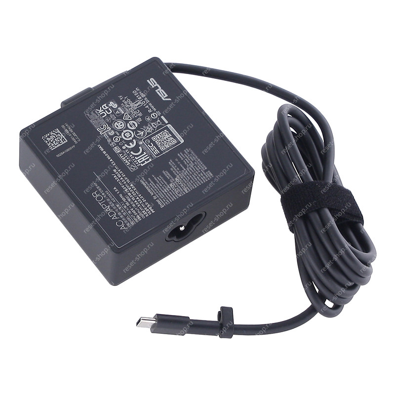 Блок питания для ноутбука ASUS 5V/3A - 20V/4.5A (USB Type-C) оригинальный 90Вт
