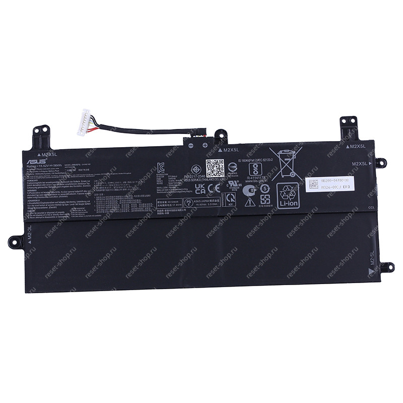 АКБ для ноутбука ASUS (C41N2102) ORIGINAL / 15.52V, 3620mAh / NR2201ZC черная