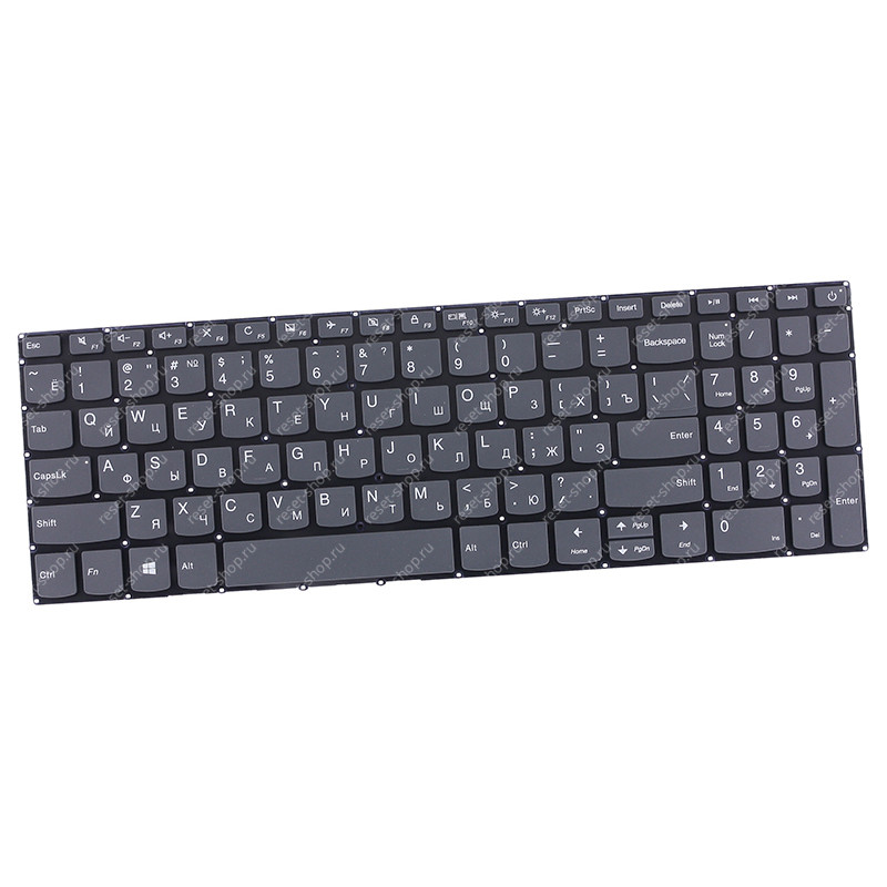 Клавиатура для ноутбука Lenovo IdeaPad 320-15IAP серая