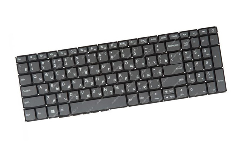 Клавиатура для ноутбука Lenovo IdeaPad 5000-15 320-15IKB 520-15IKB (80XL0053RK) серая без рамки