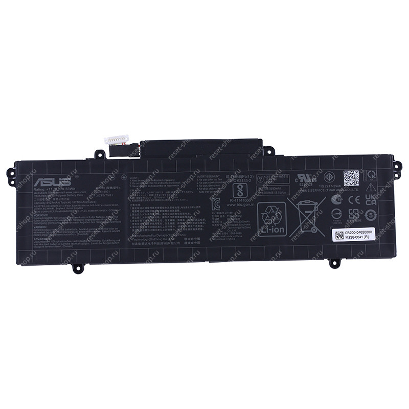 АКБ для ноутбука ASUS (C31N2021) ORIGINAL / 11.61V, 5427mAh / UX5400EG черная