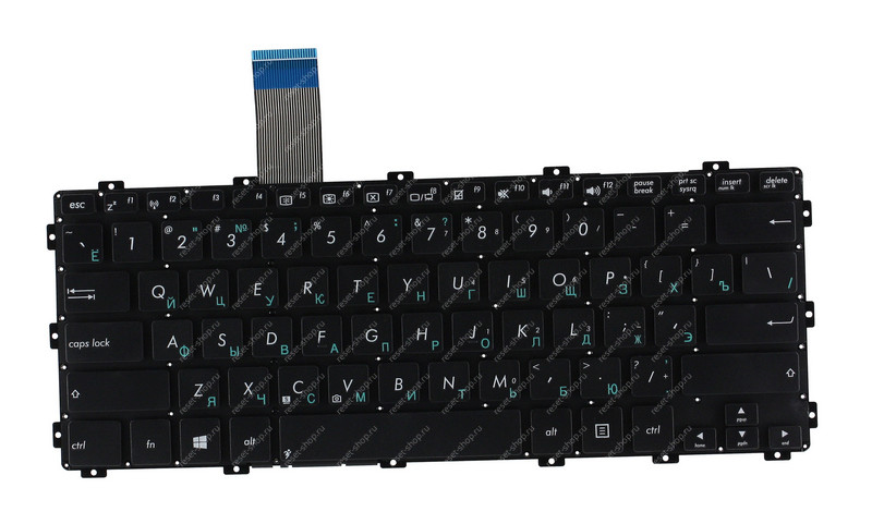 Клавиатура для ноутбука Asus X301 R300 X301 X301A X301K черная без рамки