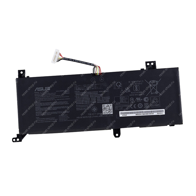 АКБ для ноутбука ASUS (C21N1818) ORIGINAL / 7.7V, 4850mAh / X415R черная