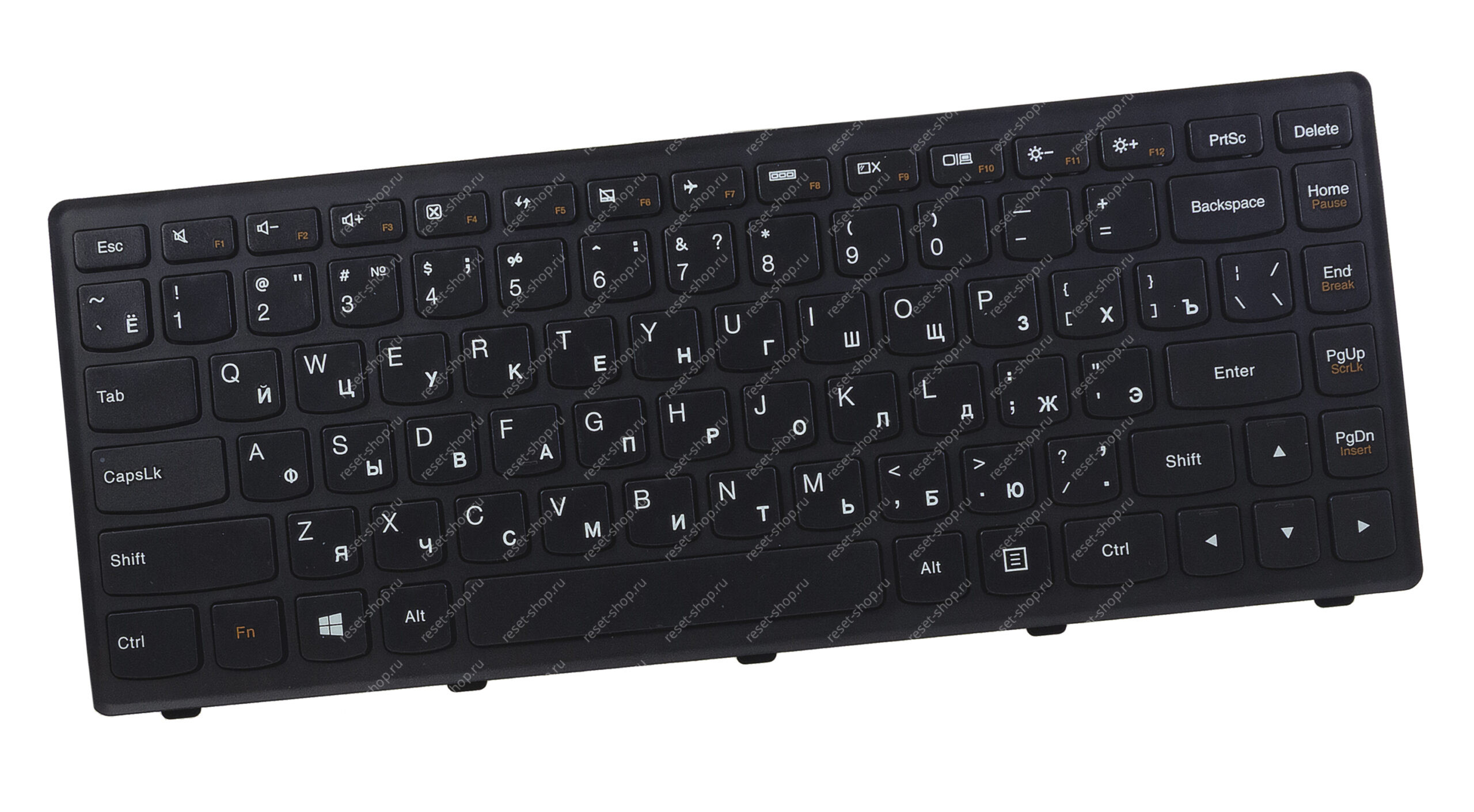 Клавиатура для ноутбука Lenovo G405 черная с рамкой