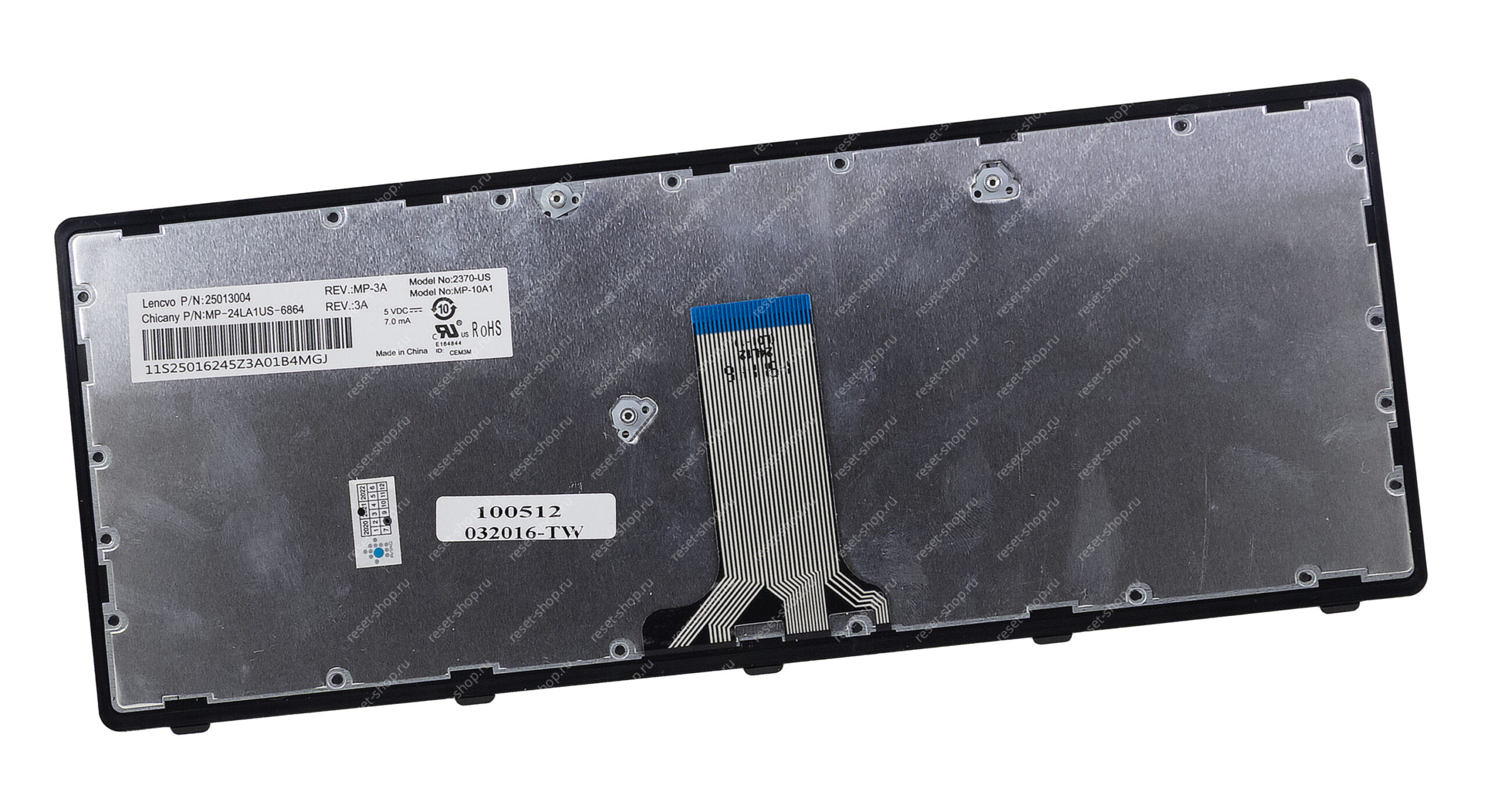 Клавиатура для ноутбука Lenovo G405 черная с рамкой