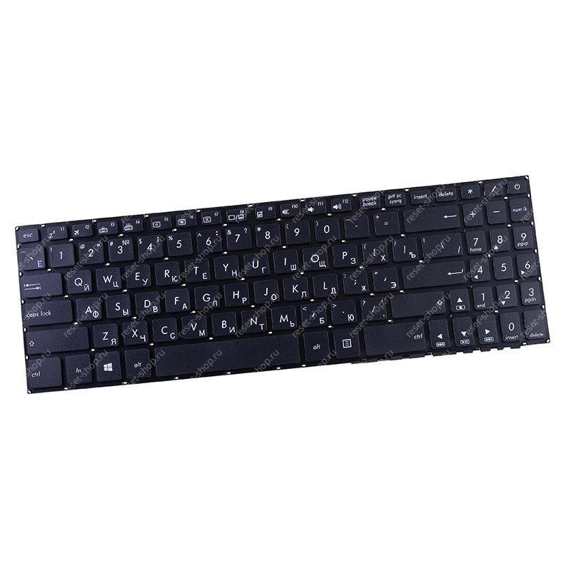 Клавиатура для ноутбука ASUS FX570UD без рамки черная