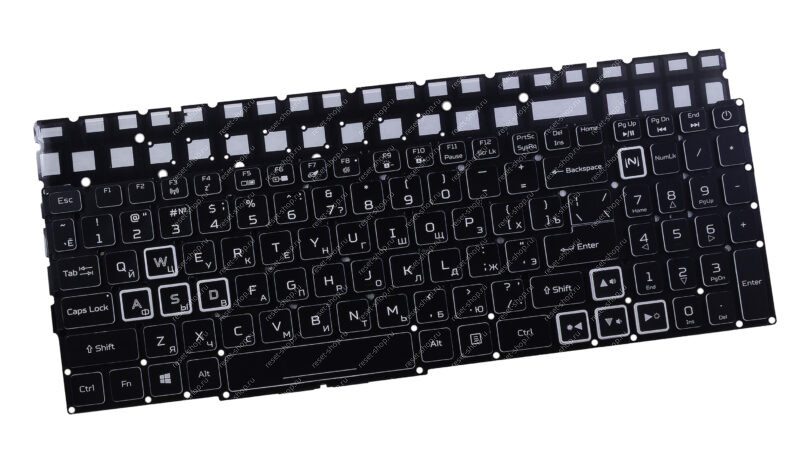 Клавиатура для ноутбука Acer Nitro 5 AN517-57 с подсветкой