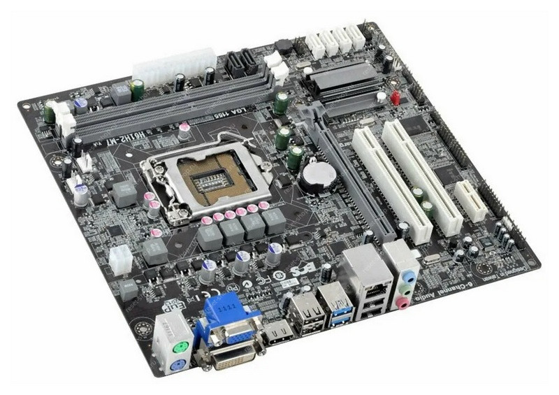 Сист.плата Б/У s1155 ECS H61H2-TM7 v2.0 2xDDR3,6xUSB,6xSATA, VGA,DVI-D, PCI-E16,PCI-E1, 2xPCI mATX
