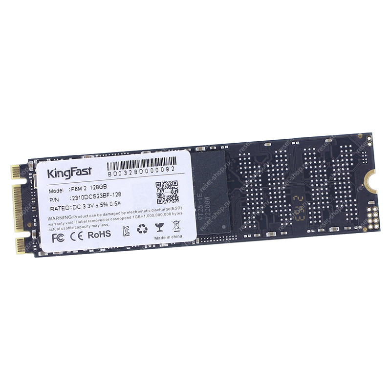 SSD накопитель 128Гб (M.2 2280 SATA3) KingFast F6M.2 (чипы 3D TLC) OEM