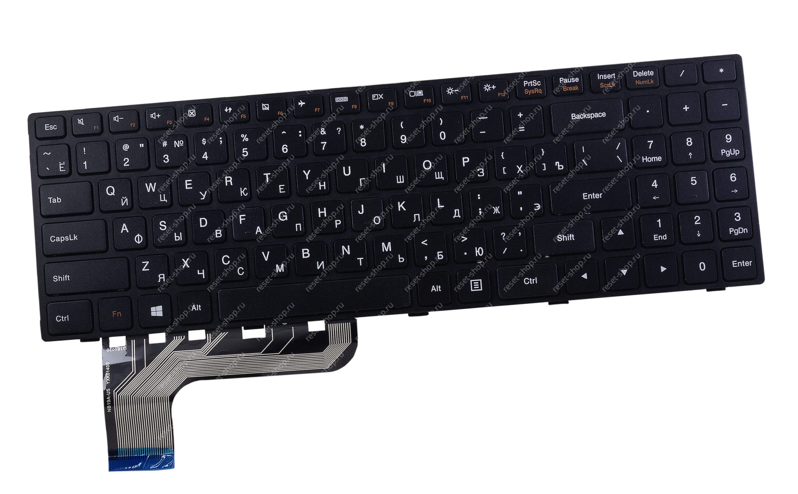 Клавиатура для ноутбука Lenovo IdeaPad 100-15IBY черная