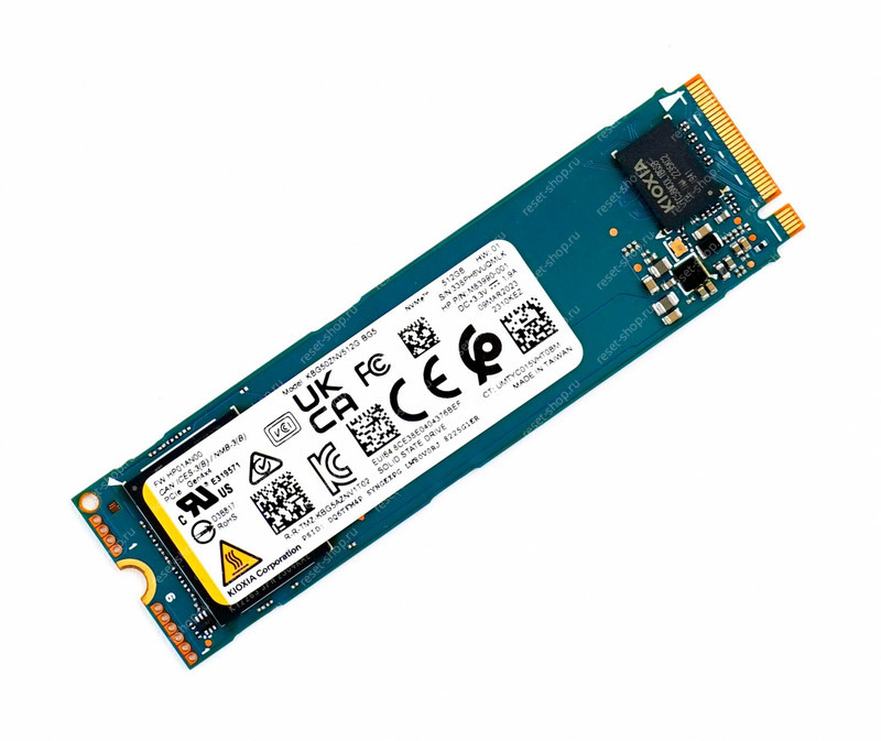 SSD накопитель 512Гб (M.2 2280 NVMe) KIOXIA KBG50ZNV512G (чипы 3D TLC) УЦЕНКА