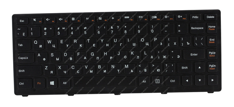 Клавиатура для ноутбука Lenovo IdeaPad S300 S400 S405 черная