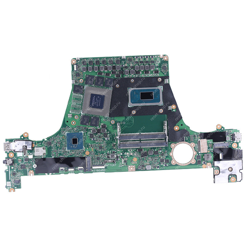 Материнская плата ноутбука ASUS W7600H3A (процессор I7-11800H, NVIDIA RTX A3000 6Гб)