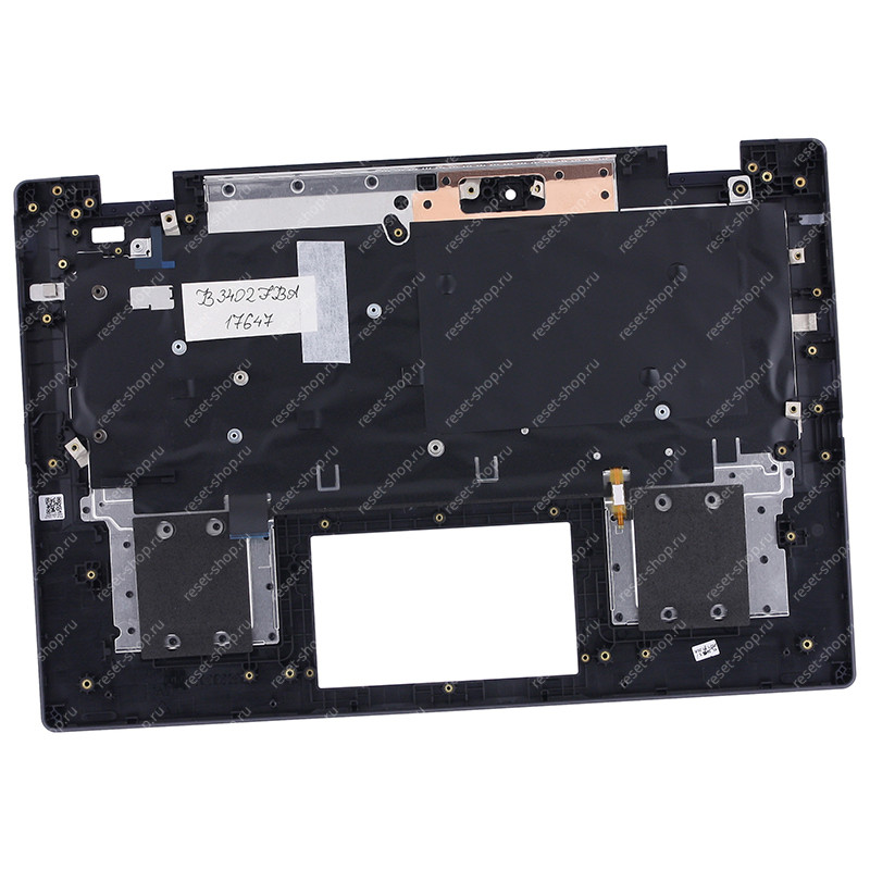 Клавиатура для ноутбука ASUS B3402FBA топкейс тёмно-синий, клавиши тёмно-синие с подсветкой
