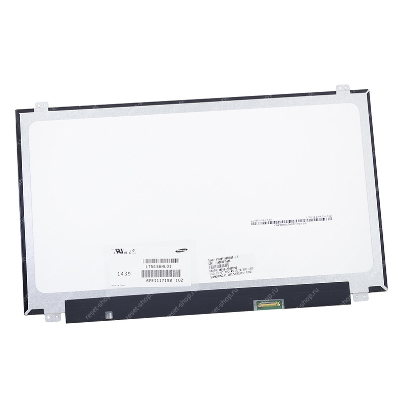 Матрица Б/У 15.6" SLIM (30pin eDP, справа) ORIGINAL 1920x1080 матовая LTN156HL01-102