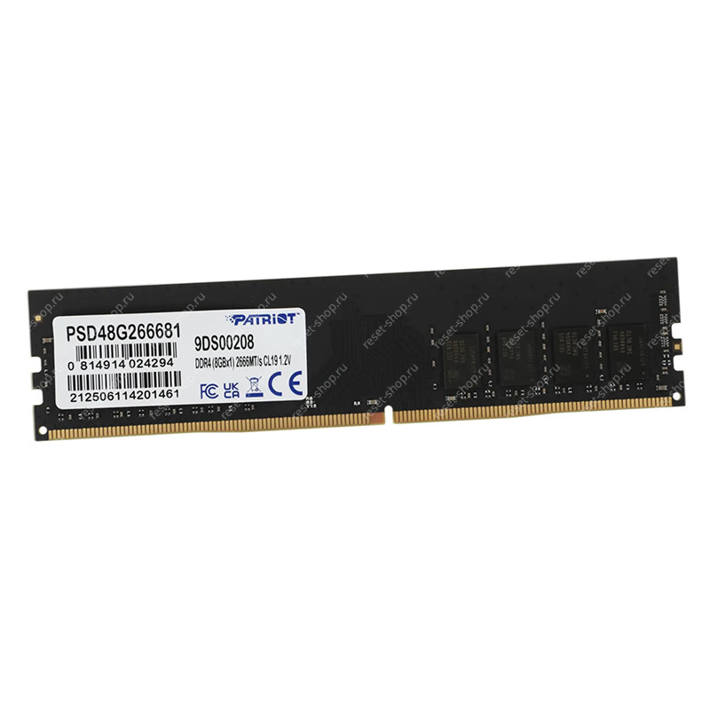 Память DDR4 8Гб 2666МГц Patriot Signature Line / PSD48G266681